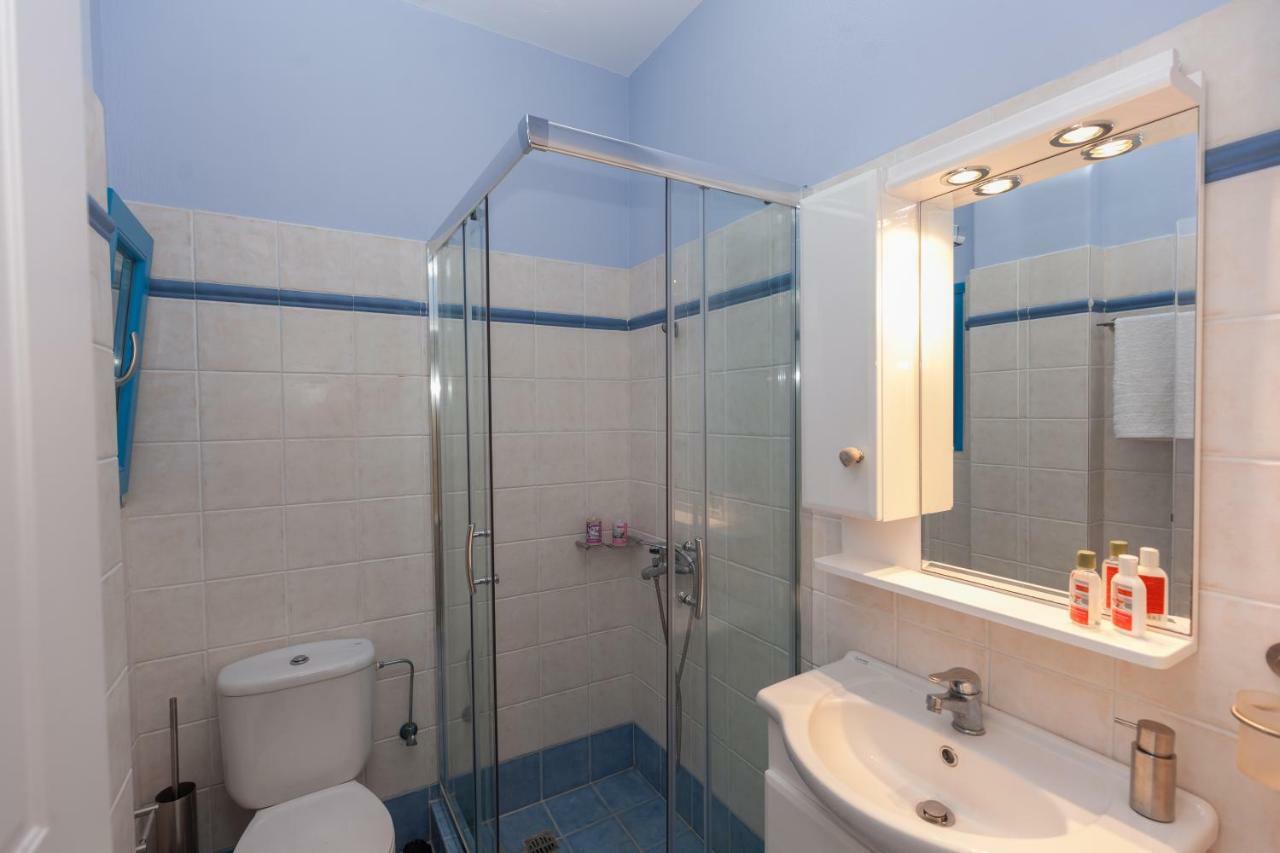 Just Blue With Amazing Sea Views In Piso Livadi Villa Екстериор снимка