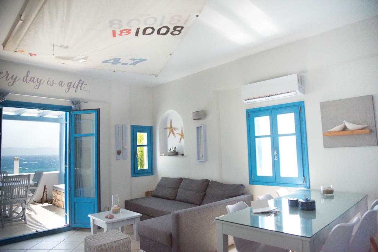 Just Blue With Amazing Sea Views In Piso Livadi Villa Екстериор снимка